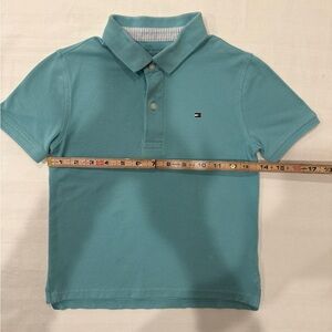 Tommy Hilfiger Kids Polo Shirt - Aqua 
& Coral ( will be both shirts $9)
